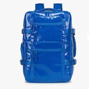 Calpak Shiny Blue Backpack